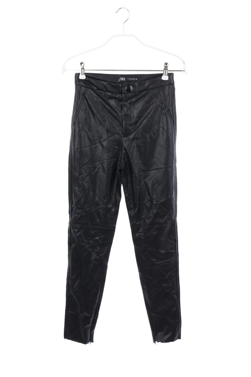 ZARA - Kunstleder-Hose - XS