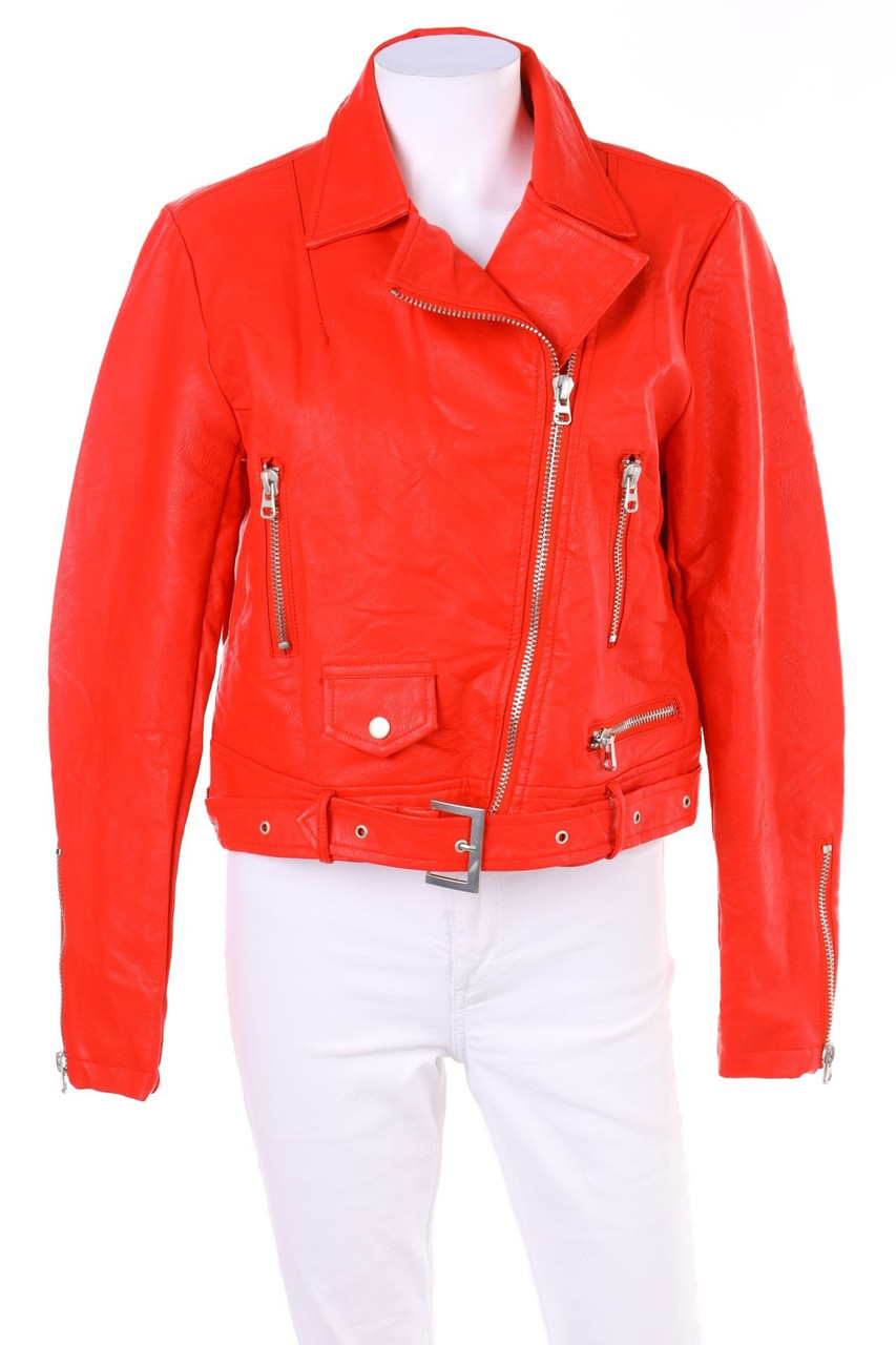 Hailys - Kunstlederjacke im Biker-Stil - L