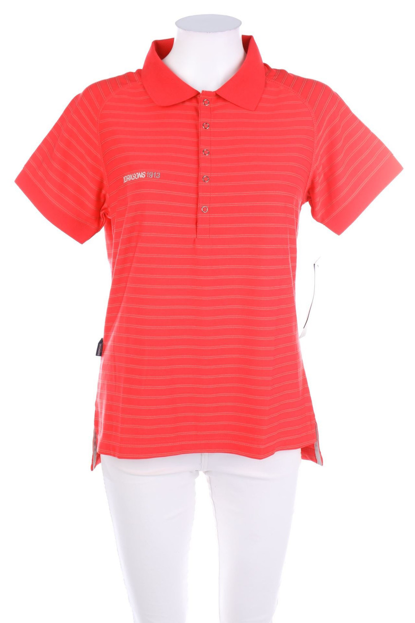 DIDRIKSONS 1913 - Stripe Sport-polo shirt with Logo-Stitching - D 36