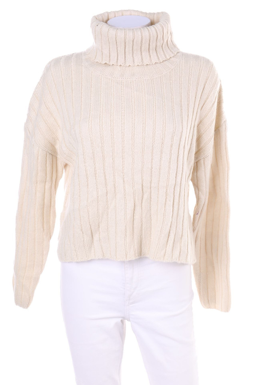 TALLY WEiJL - Poloneck Pullover with Slit - S