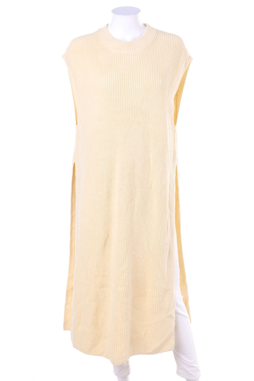 H&M - Long-Strick-Top mit Schlitz - L