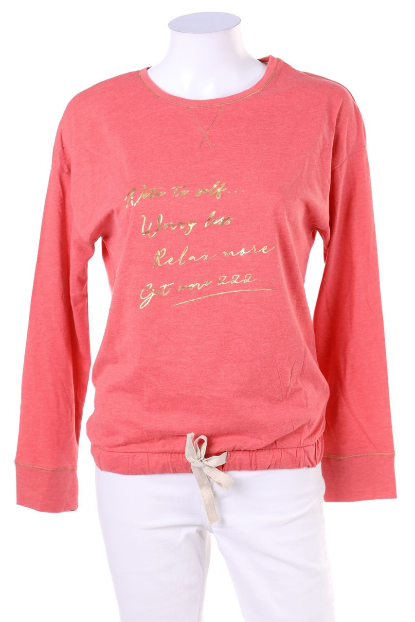 MARKS & SPENCER - Longsleeve-Shirt with Statement Print - D 32