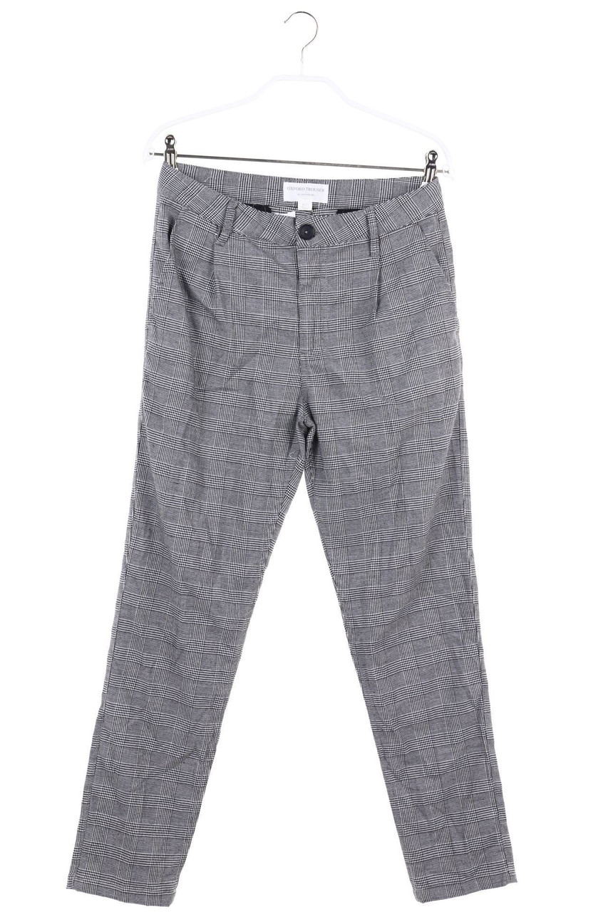 COTTON ON - Pleated Pants, Checked - W28