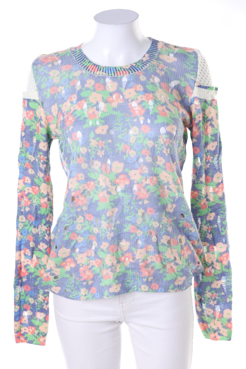 Ohne Label - Strick-Pullover mit Cut-outs - S