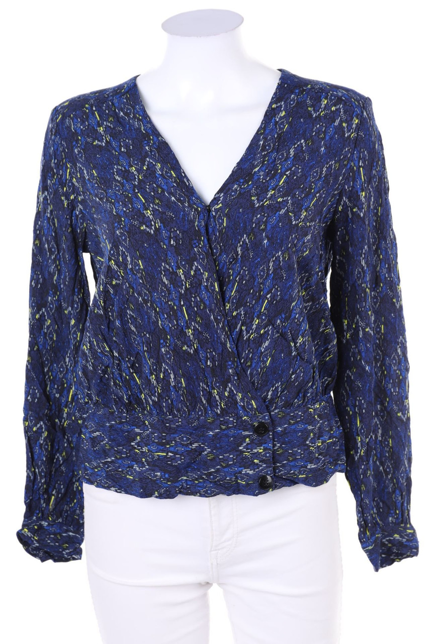 promod - Wickel-Bluse mit Print - M