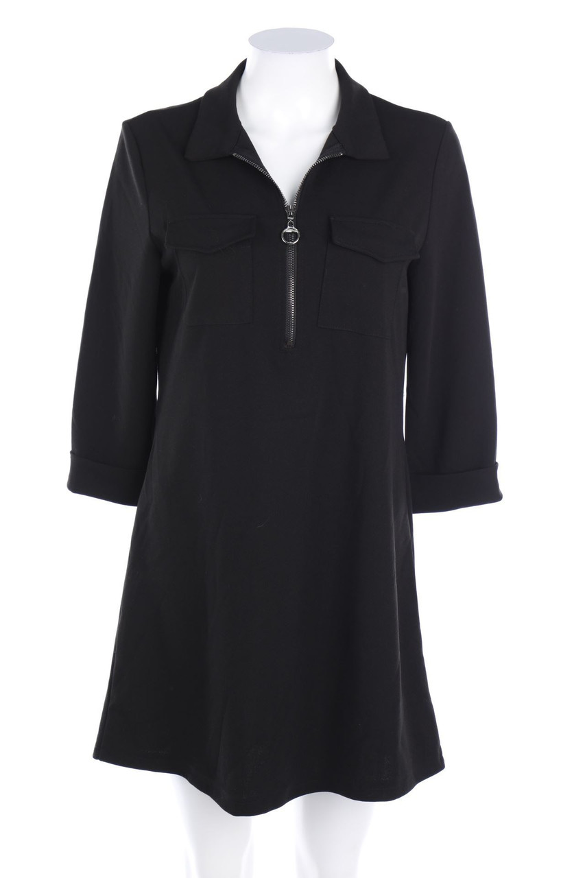 TODAY - Mini Dress with Patch Pockets - S