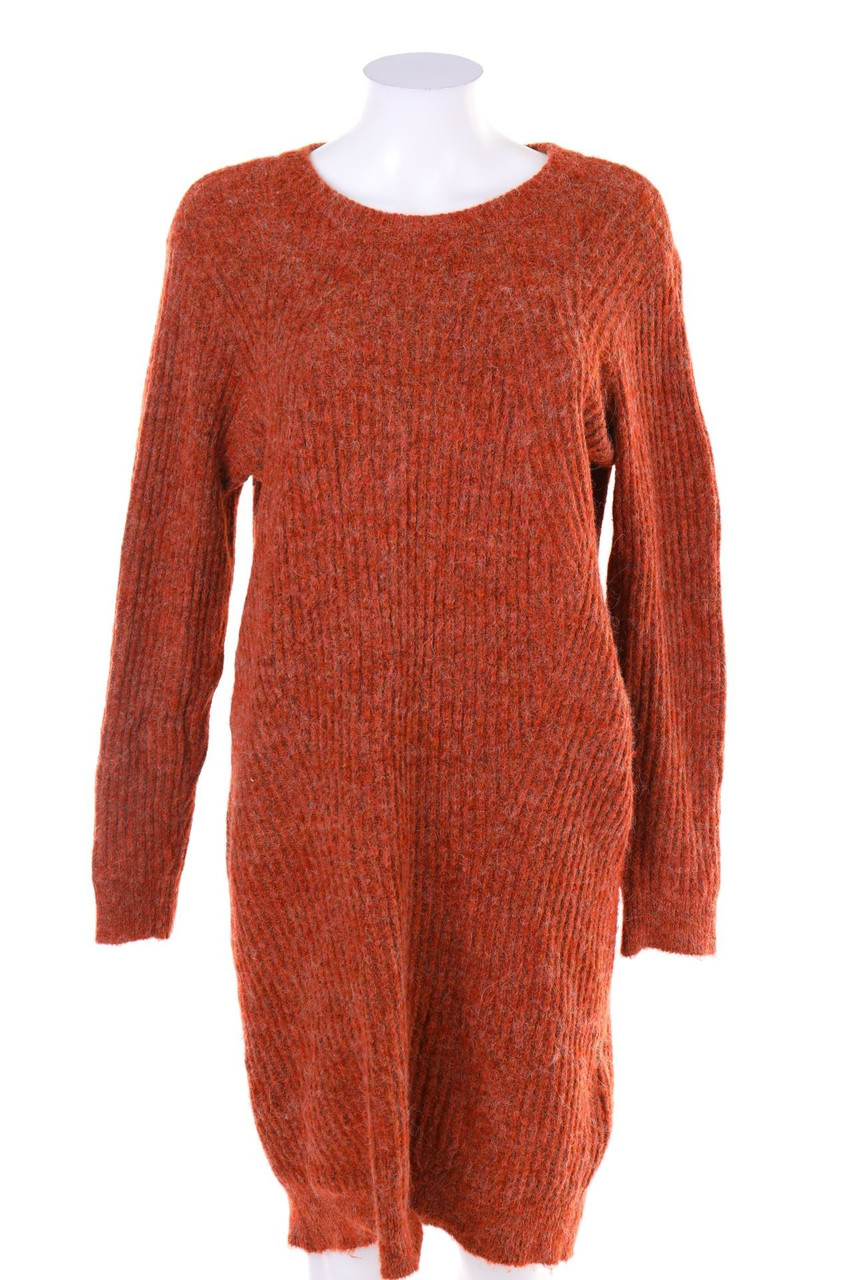 VILA - Strickkleid mit Alpaka - XL