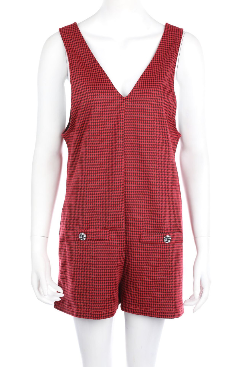 TERRANOVA - Playsuit mit Hahnentritt-Muster - M