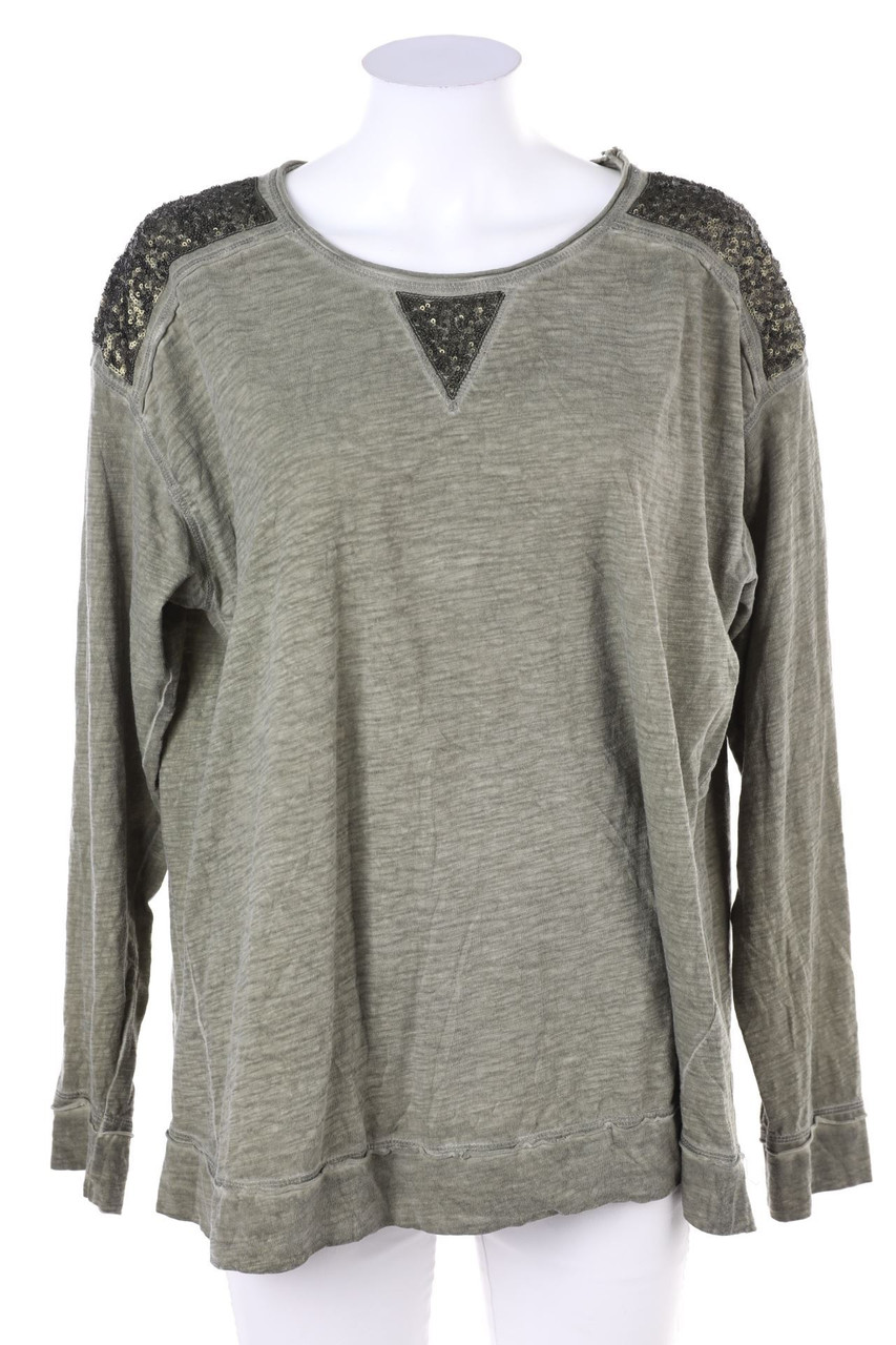 next - Longsleeve-Shirt mit Pailletten - D 46