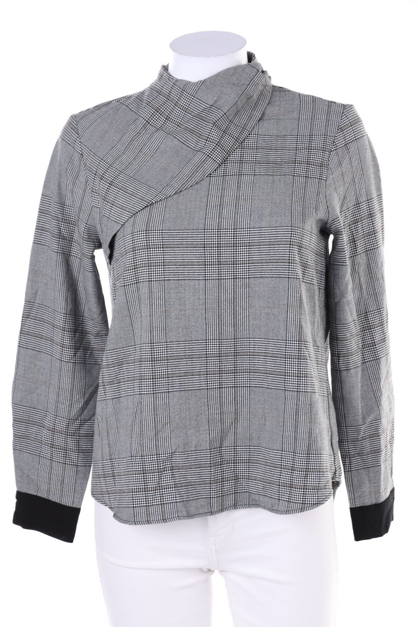 ZARA - Karo-Shirt mit langem Ärmel - XS