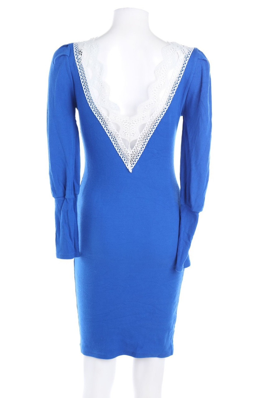 No Label - dress with Lace with Deep Plunge Neckline - XS