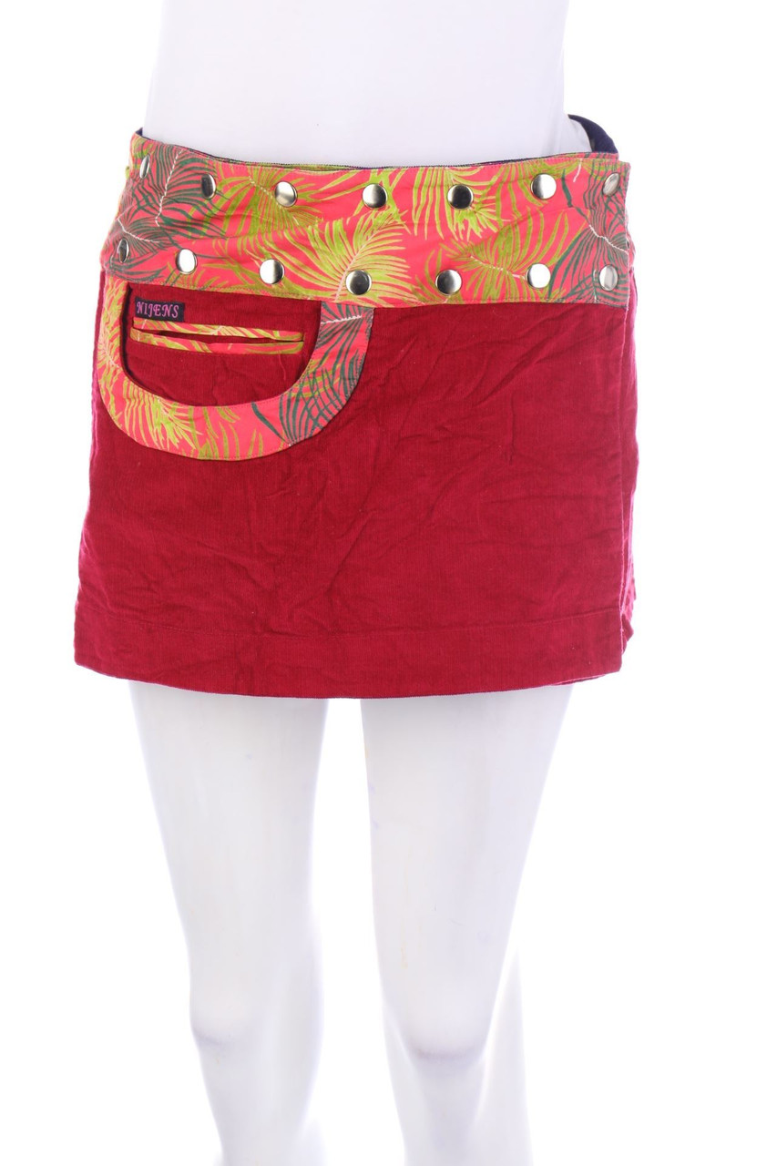 MOSHIKI & NIJENS - Wrap-Skirt with Tropical Print - ONE SIZE