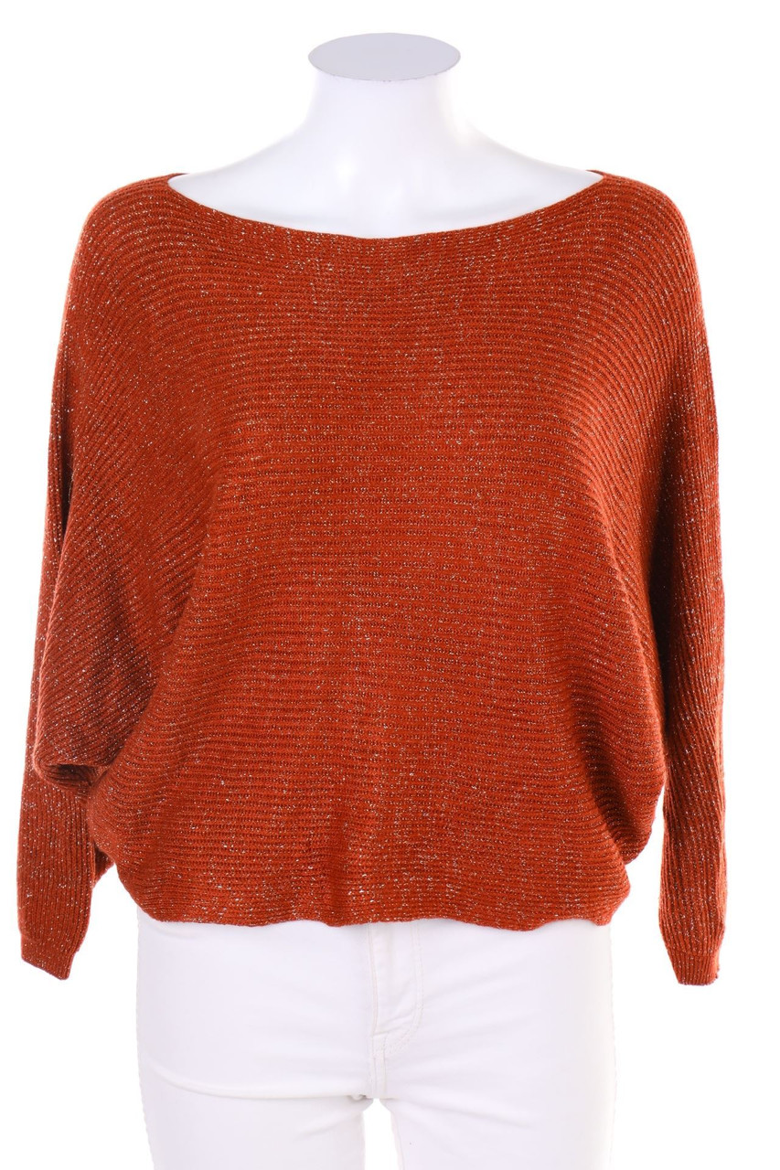 NUNA LIE - Batwing-Pullover mit Glitzer - ONE SIZE