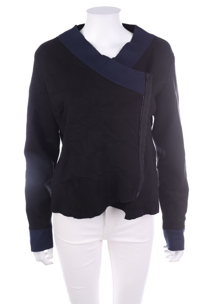 ISMARA - Jersey-Jacke mit asymmetrischem Schnitt - L