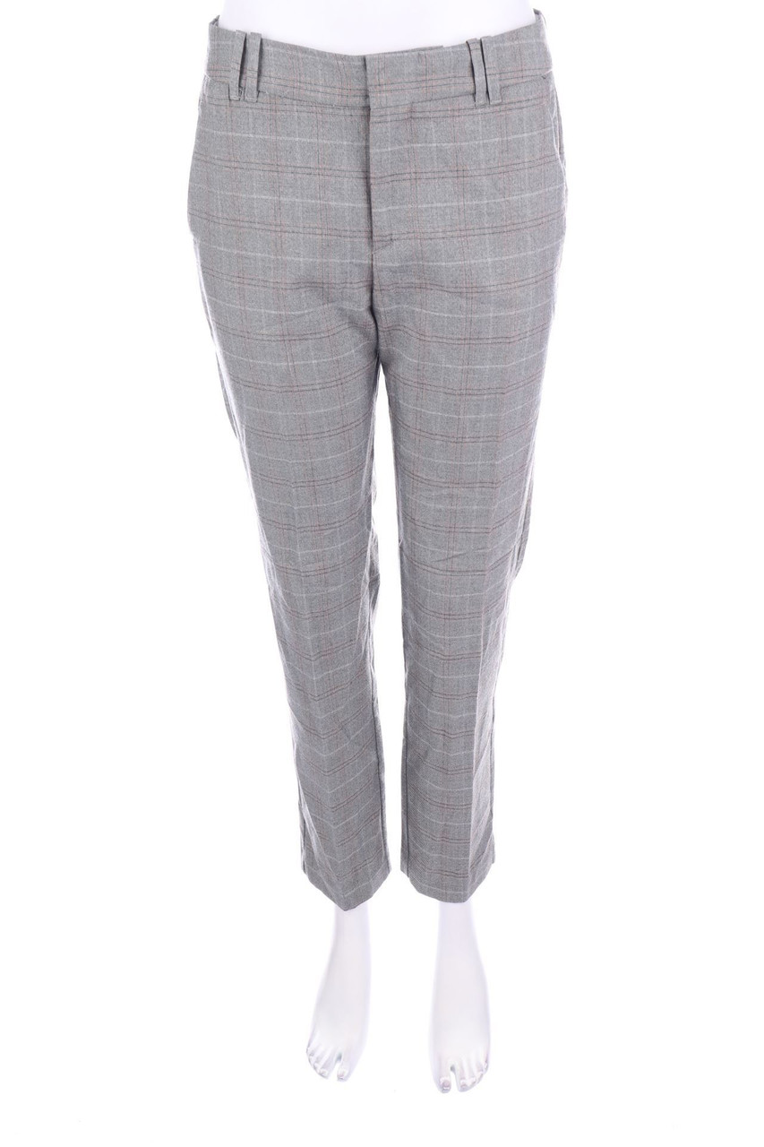 MANGO - Chino-Hose mit Karo-Muster - D 36