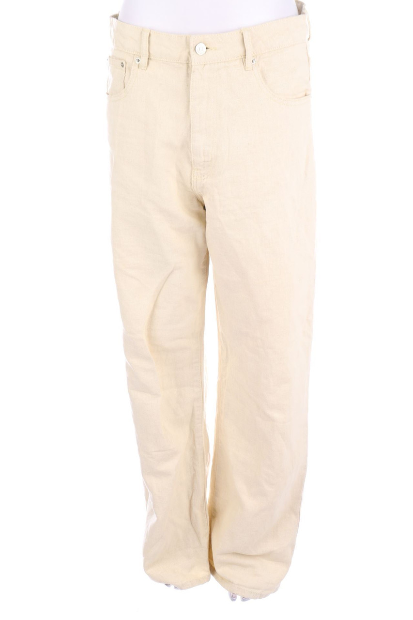 gina tricot - Straight Cut Jeans aus Leinen-Mix - D 40