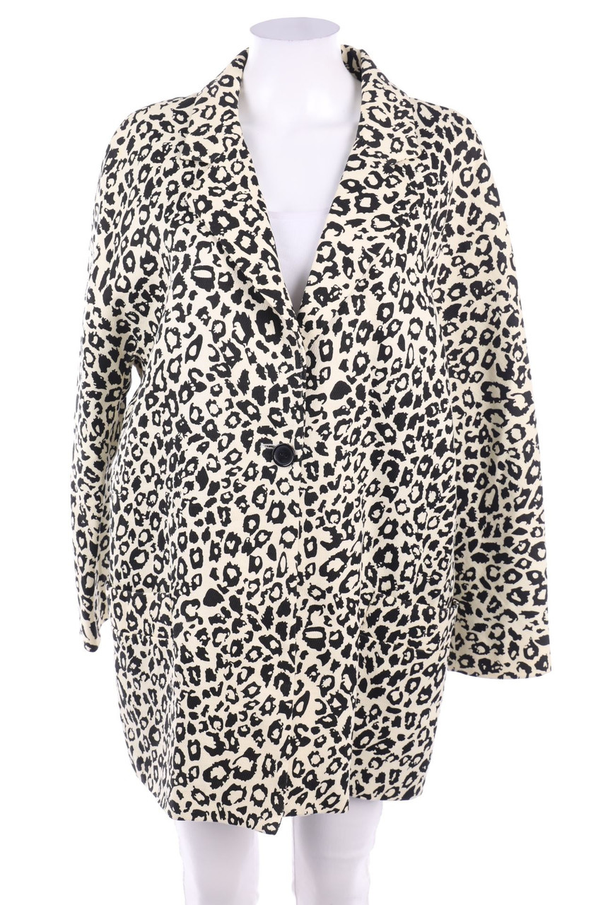 SOON - Coat with Animal Print - D 44