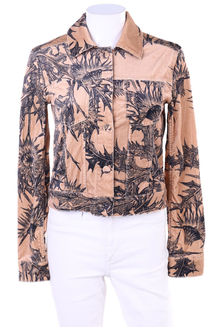 Weekday - Velvet Jacket with Print - D 34