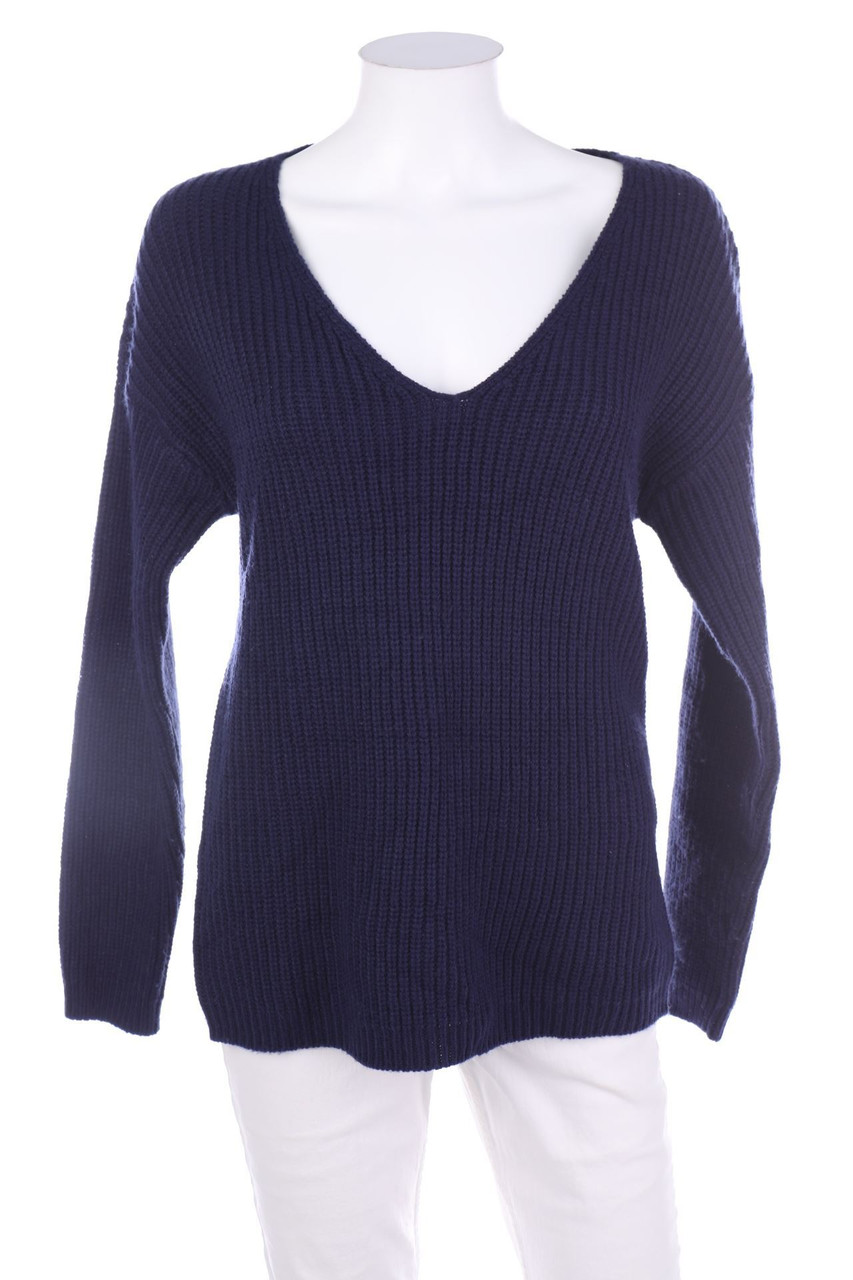 Ligne à Suivre - Strick-Pullover mit tiefem Ausschnitt - M