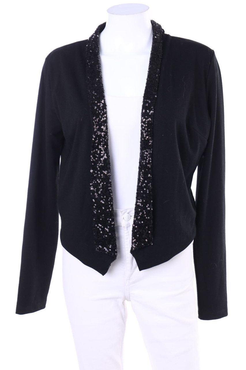 YES OR NO - Jersey-Cardigan mit Pailletten - M