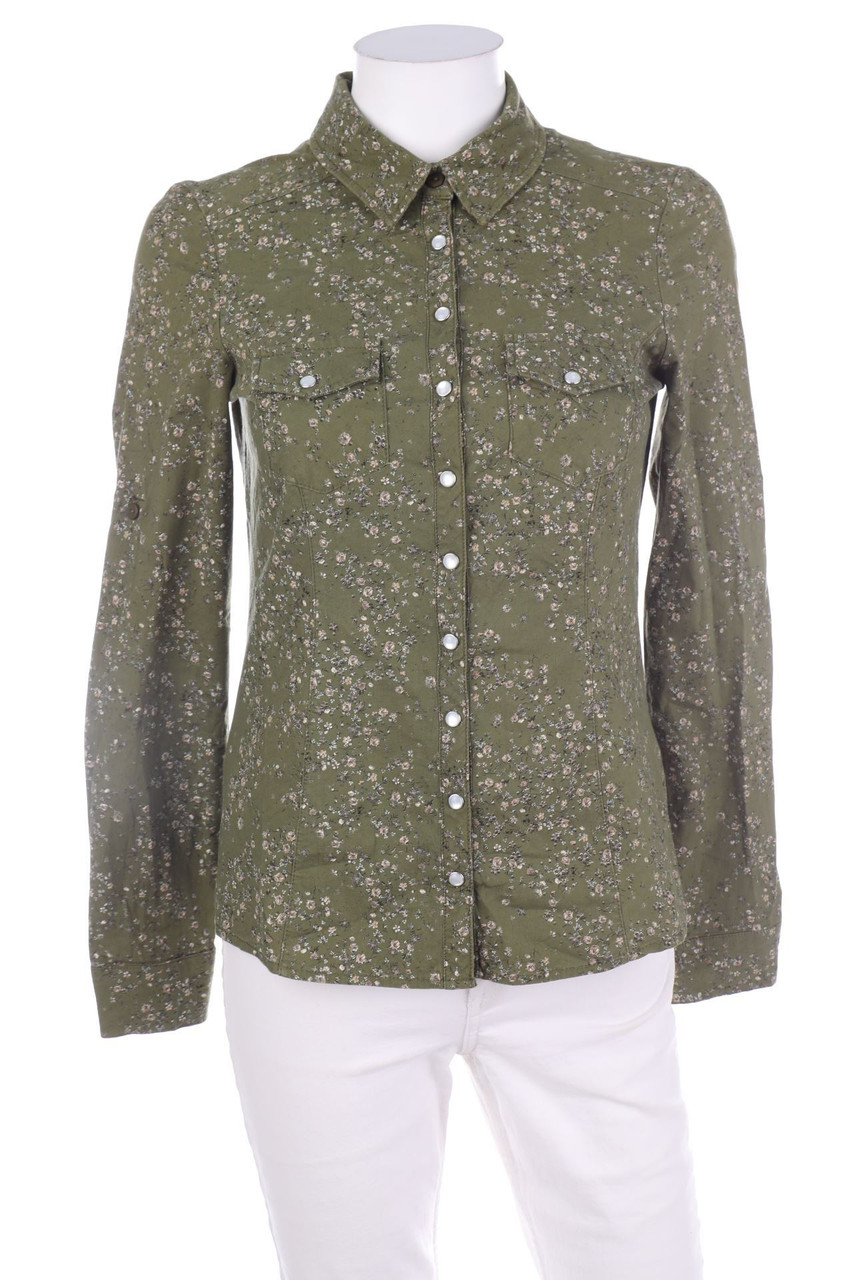 SECONDHAND - Shirt Blouse with Roll-up Sleeves - S