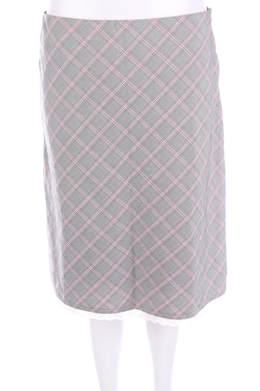 SECONDHAND - Skirt, Checked - D 40