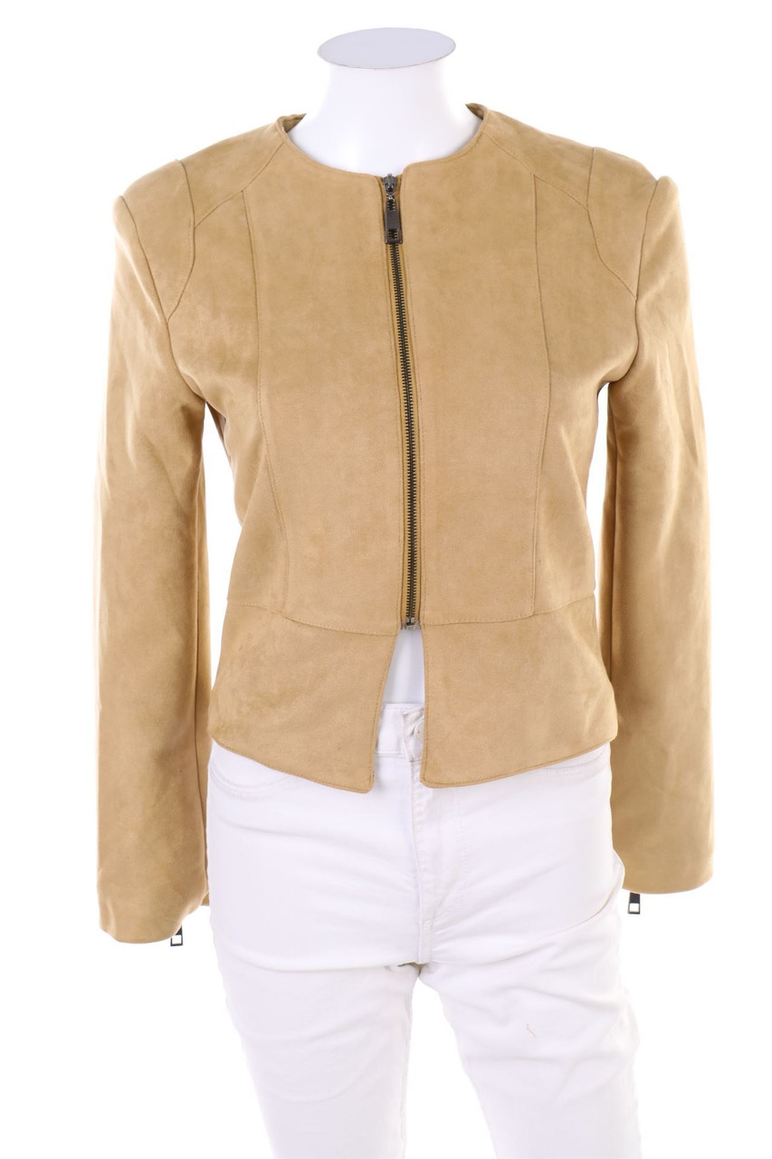 Ohne Label - Faux Leather-Jacke - D 36