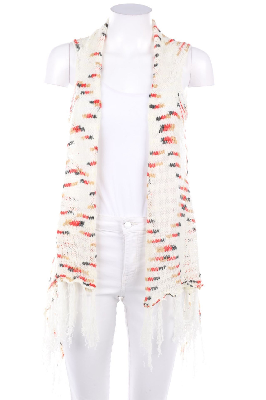 Cashmere Company - Knitted Gilet, Linen Mix - ONE SIZE