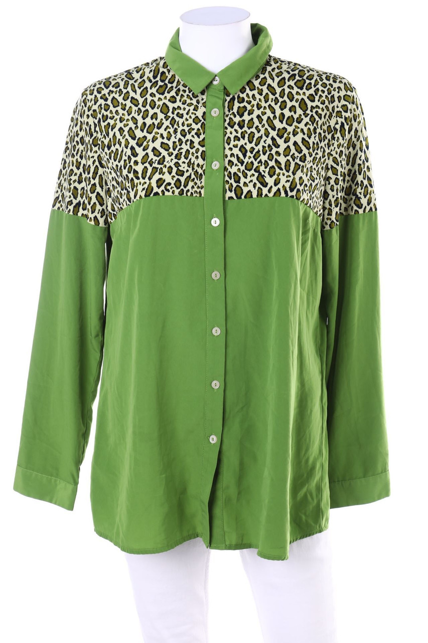 fashion hero for Karstadt - Hemd-Bluse mit Leo-Print - D 38