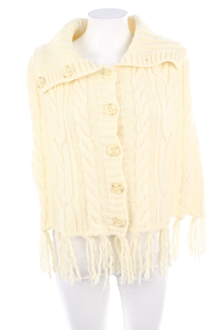 UNITED COLORS OF BENETTON - Poncho, Wool-Blend with Mohair - ONE SIZE