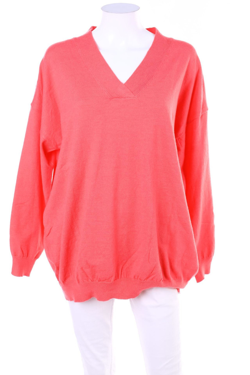 MISSLOOK - Oversize-V-Neck Pullover - L