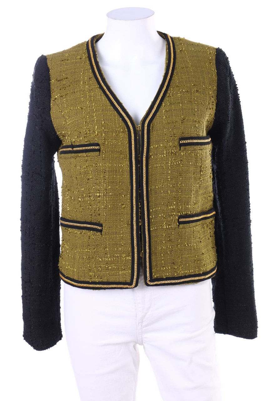 MANGO SUIT - Two Tone-Bouclé Blazer - M