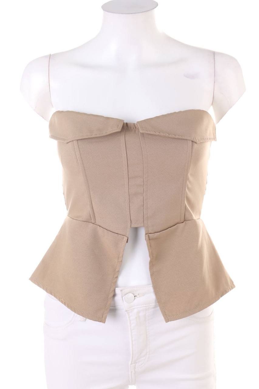 MISSGUIDED - Bustier Top, Peplum - D 32