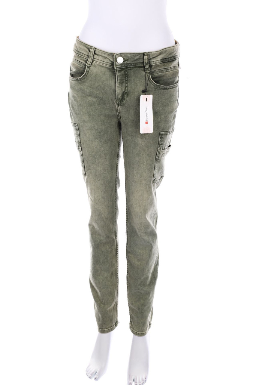 Street One - Denim-Cargo-Hose - W28