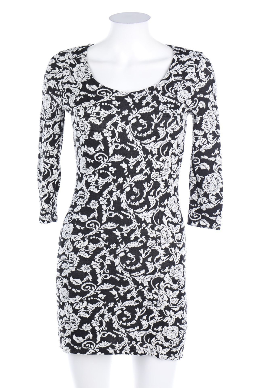 zebra - dress with floral print - XS