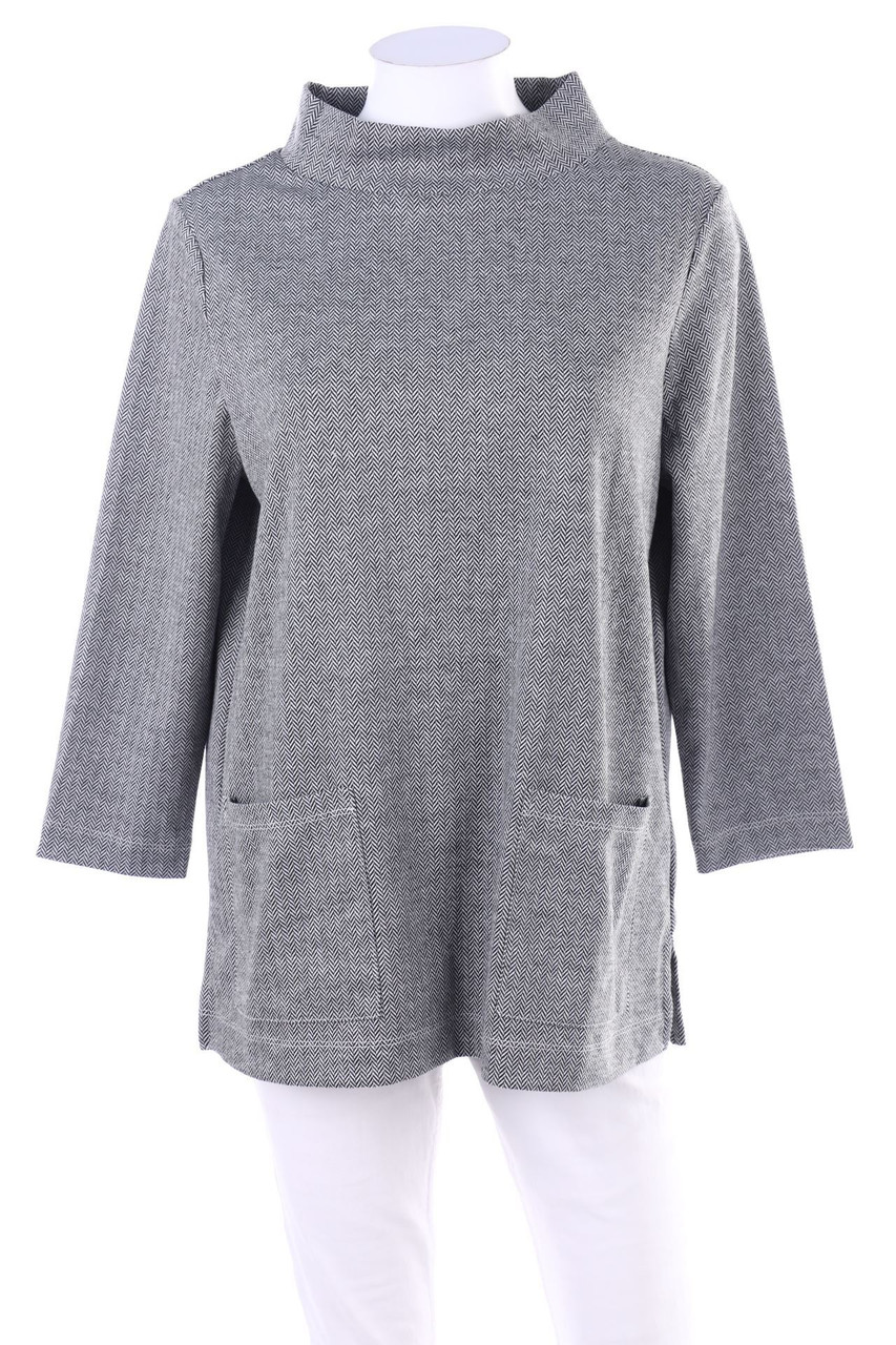 RACHEL ZOE - 3/4-Arm-Shirt mit aufgesetzten Taschen - L