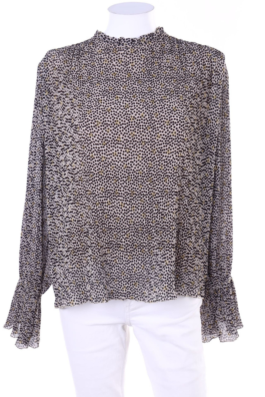 No Label - Blouse with Dots - L