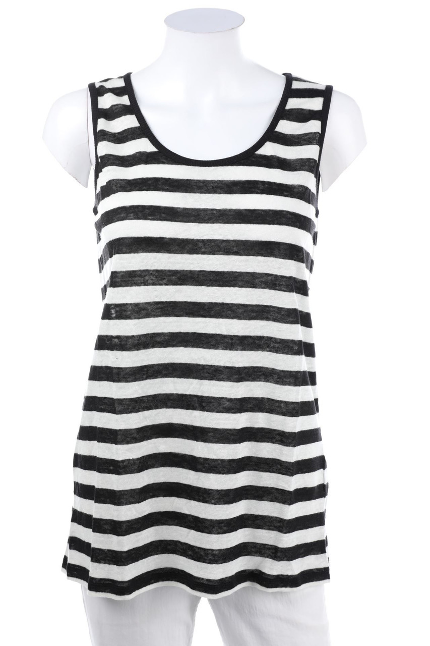 SEVENTY - Leinen-Top mit Streifen - D 36