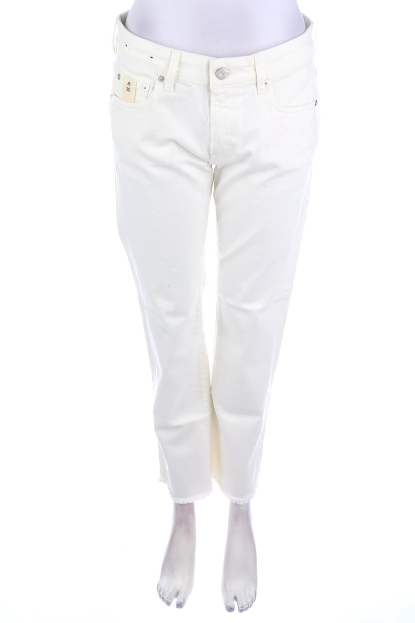 COVERT - Dirty Destroyed Straight Cut Jeans - W30