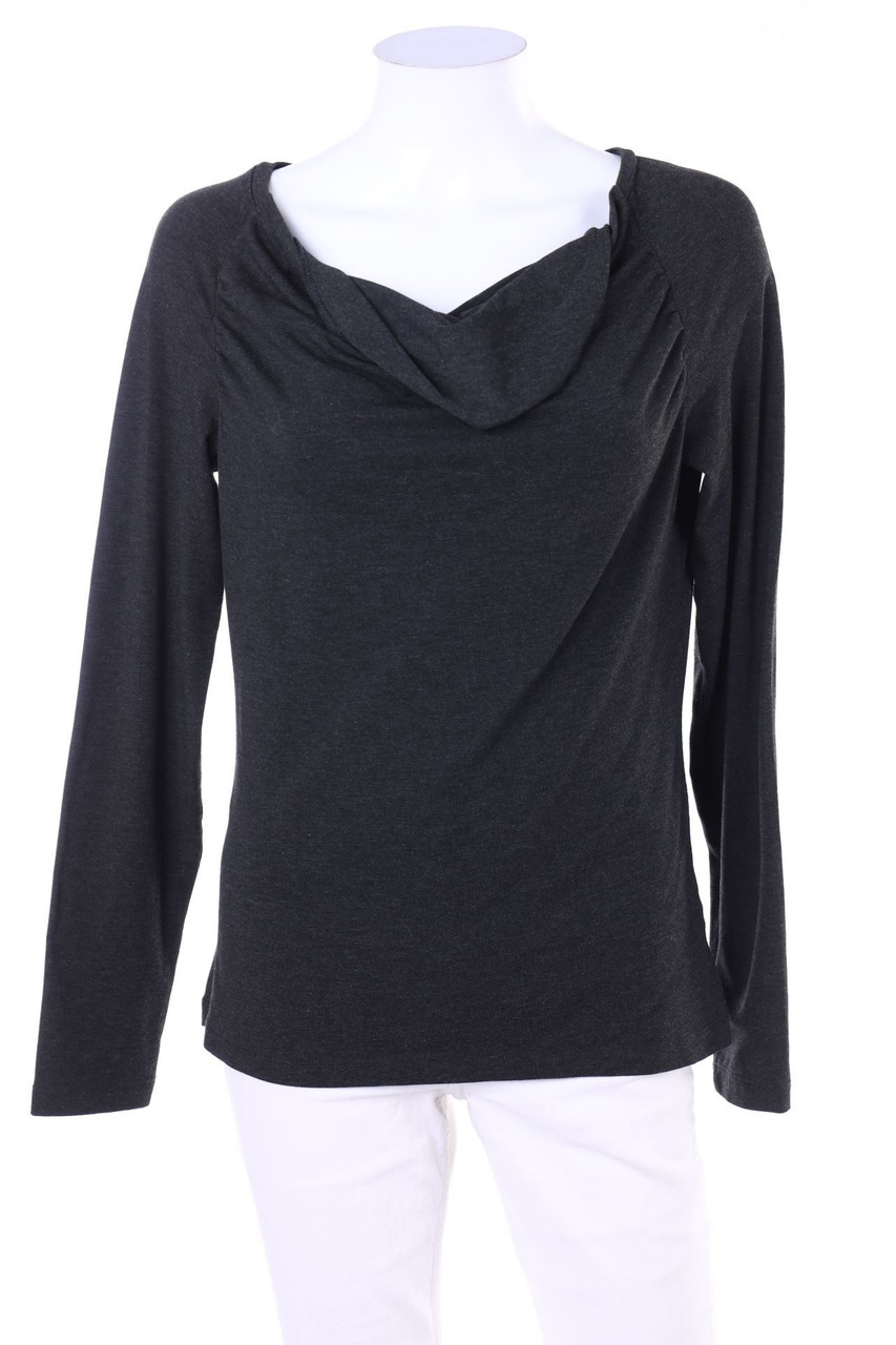 MORE & MORE - Longsleeve-Shirt with Cowl Neck - D 38