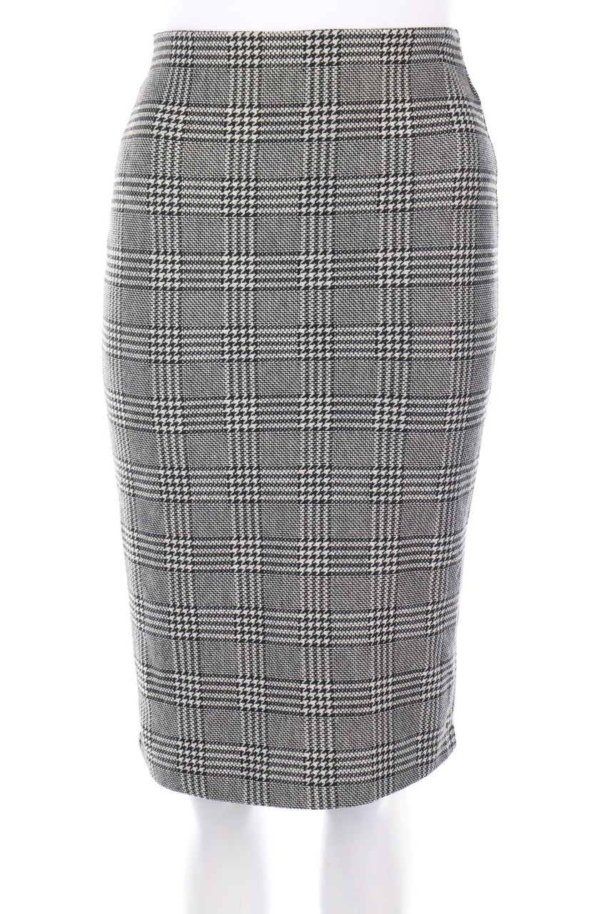 MANGO - Rock mit Karo-Muster - XXS