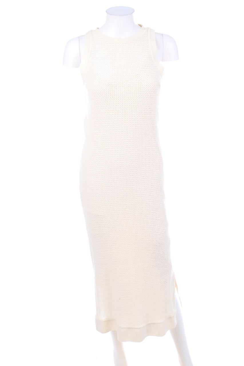 Massimo Dutti - Maxi-Kleid aus Baumwolle - XS