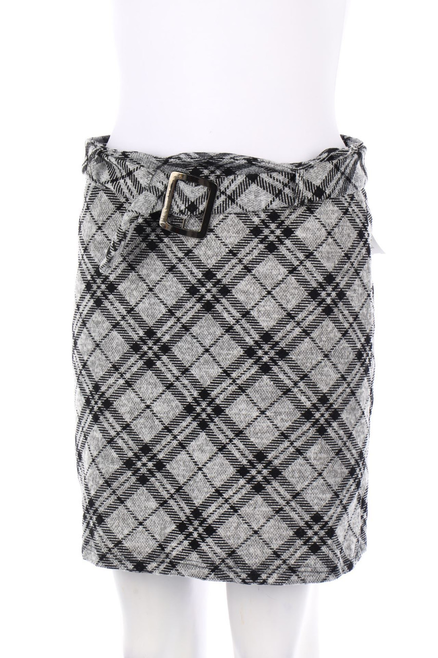 No Label - Skirt, Checked - S