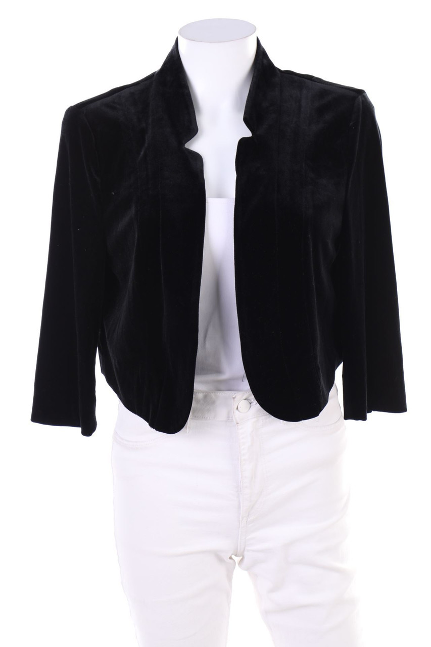 bianca - Samt-Blazer mit 3/4-Ärmel - L