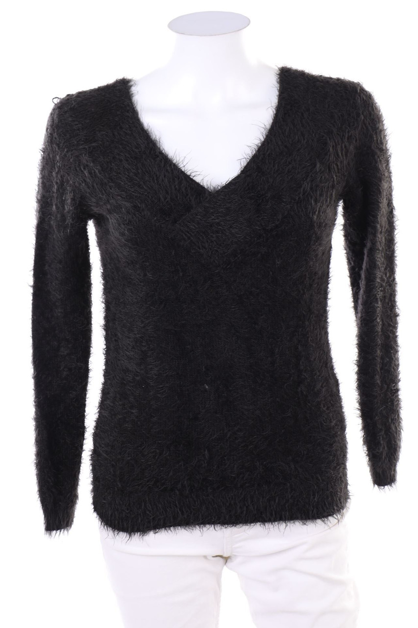 MORGAN - Pullover with Deep Plunge Neckline - XS