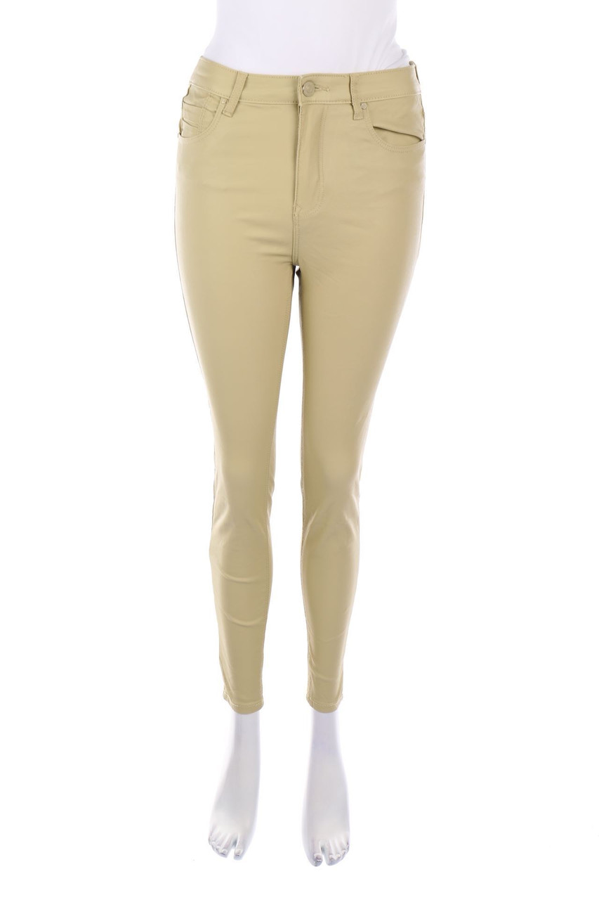 Stradivarius - Coated-Skinny-Hose - D 36