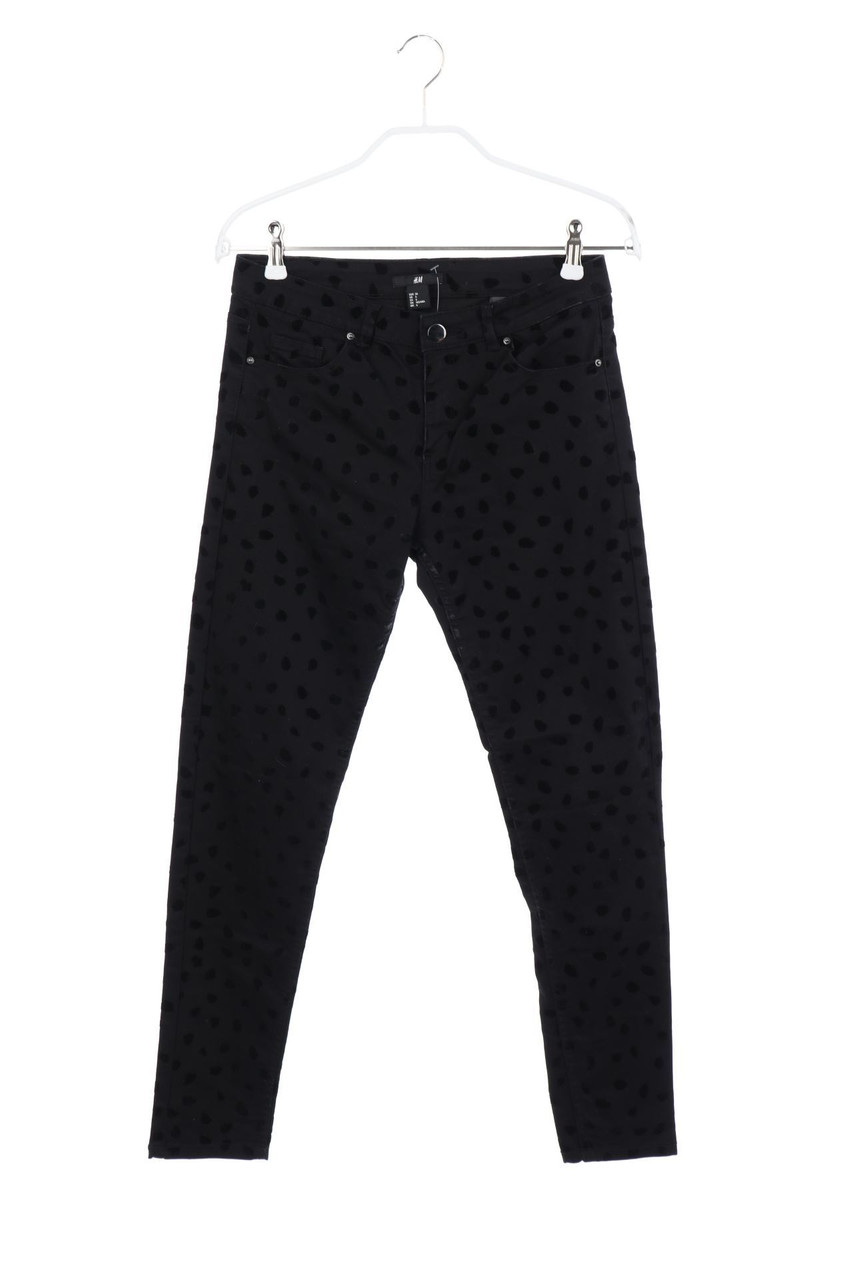 H&M - Skinny-Jeans mit Print - D 36
