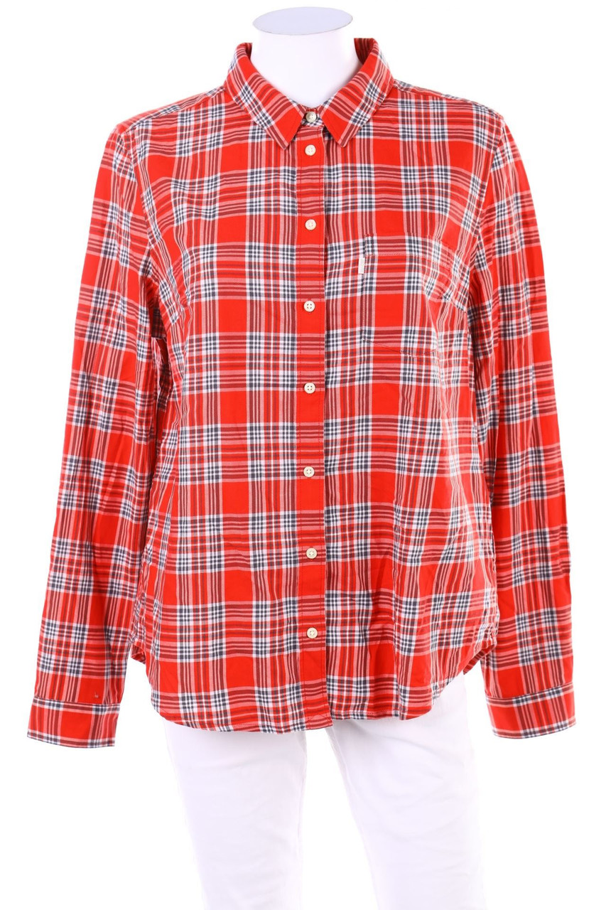 LEVI´S - Karo-Hemd-Bluse aus Baumwolle - L