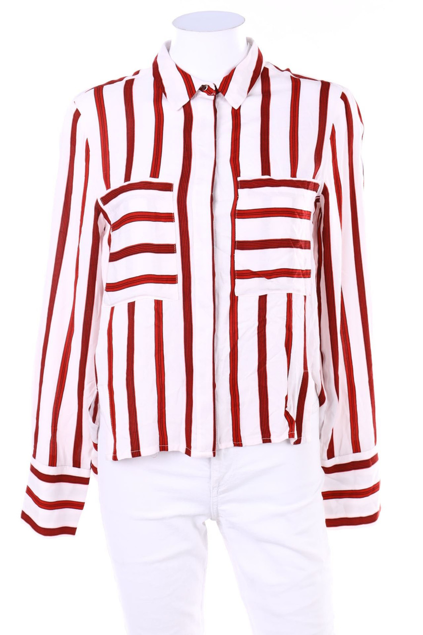 MANGO - Oversize-Bluse mit Streifen - XS