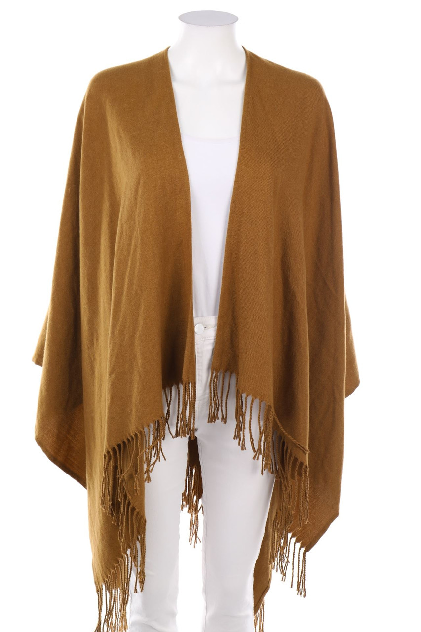 someday. - Poncho with Fringes - ONE SIZE